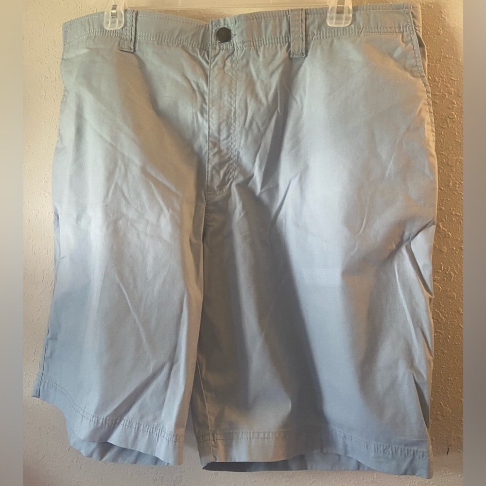 True Nation Shorts Mens 44 Blue Pockets Flex Stretch Chino Casual T25